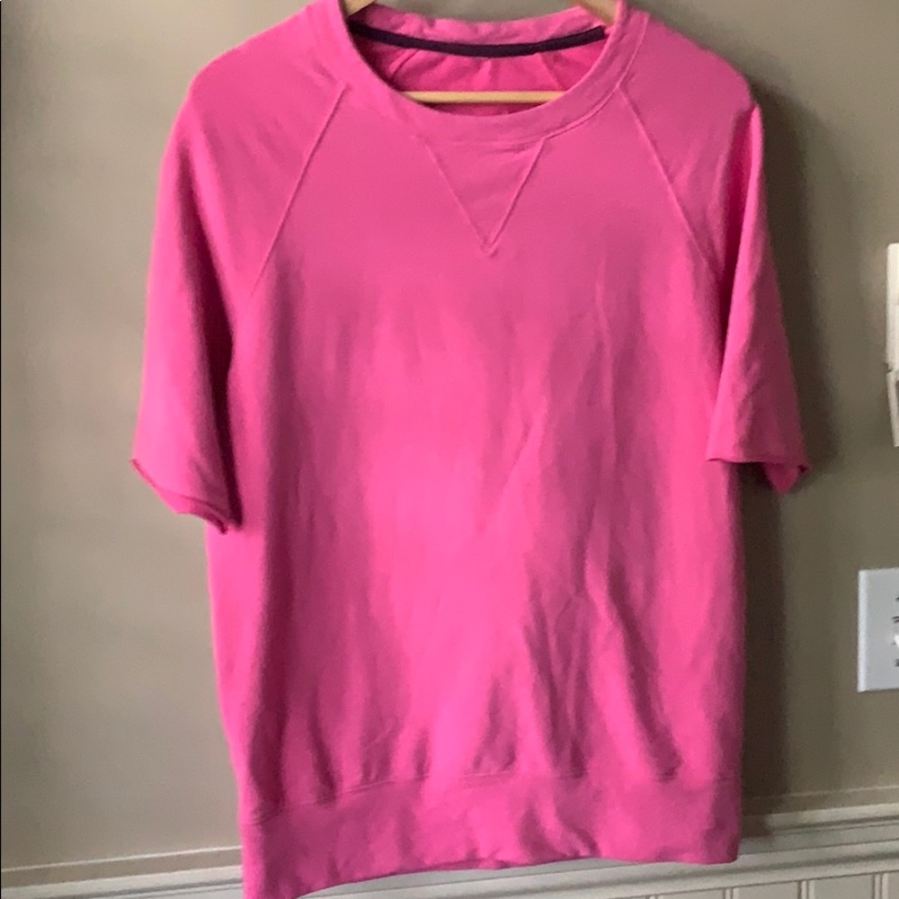 Lululemon pink short sleeve top 6/8